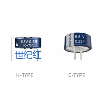 韩国KORCHIP高奇普法拉超级电容DCM5R5104VF 5.5V-0.1F 10.8X13X5​